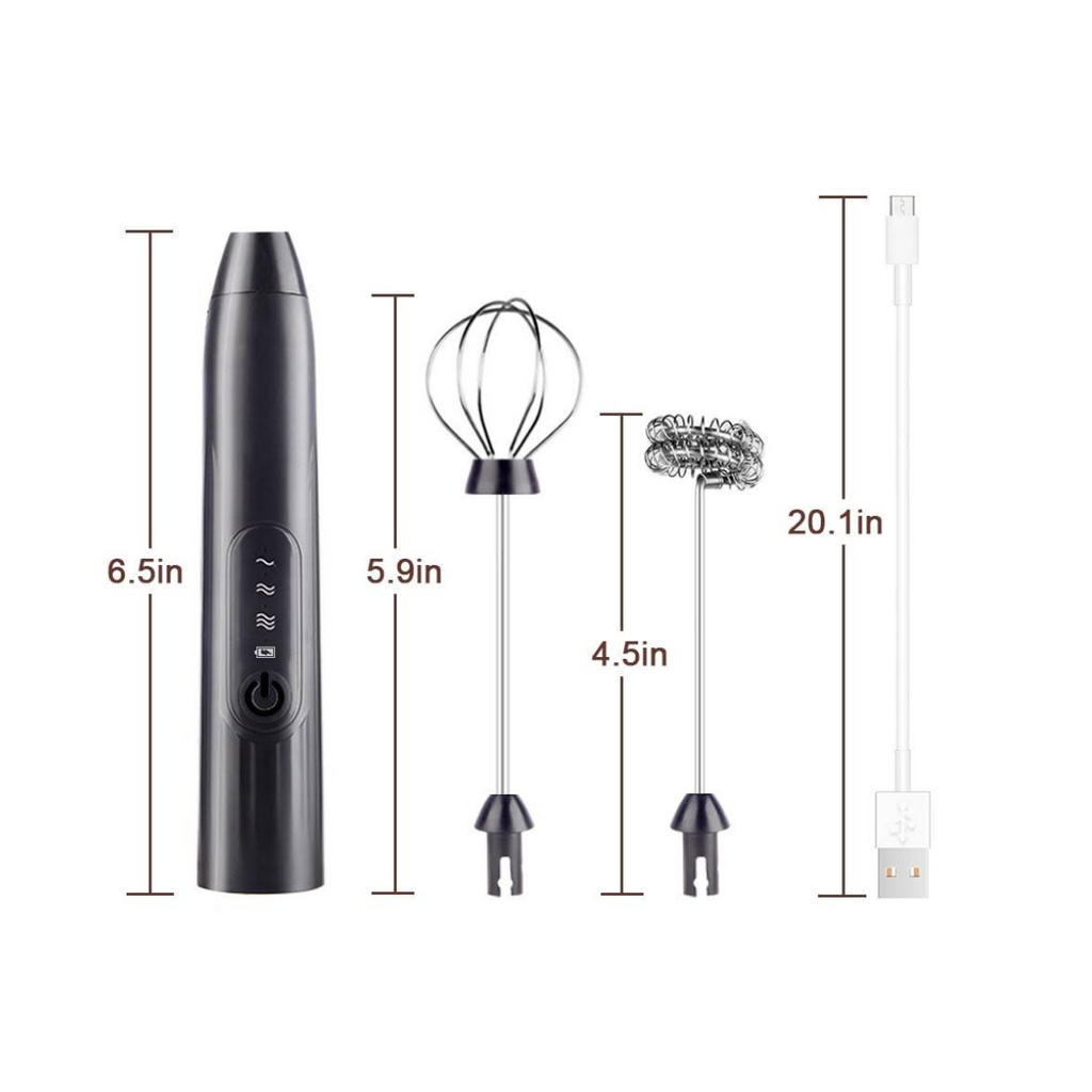 Mini Batidor de Leche Eléctrico USB